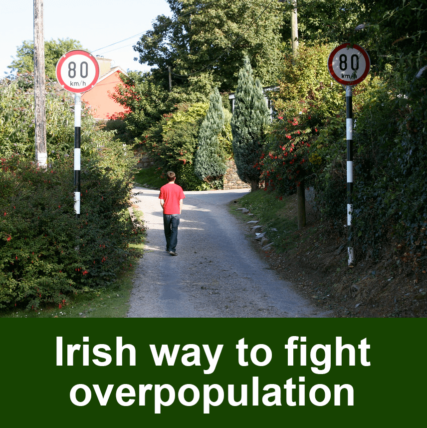 Irish way to fight overpopulation