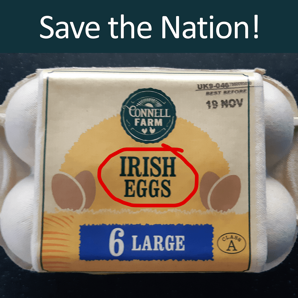 Irish eggs - funny Irish memes