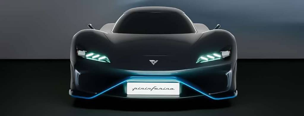 Front View of Apricale Hydrogen Hypercar by Viritech